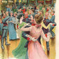 MILITARY BALL GERMANY ANTIQUE POSTCARD