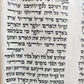 TORAH SCROLL FRAGMENT MANUSCRIPT on VELLUM antique 10 COLUMNS