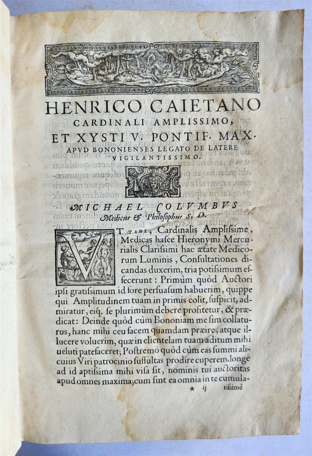 1587-1597 MEDICAL TREATISE by HIERONYMI MERCURIALIS antique 16th CENTURY FOLIO