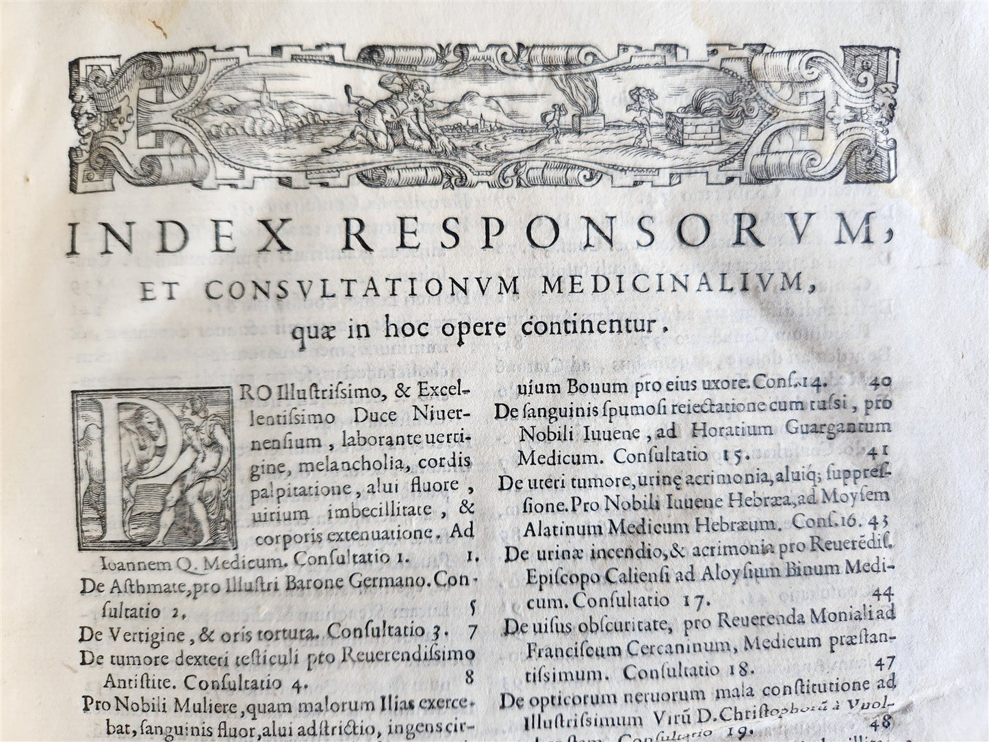 1587-1597 MEDICAL TREATISE by HIERONYMI MERCURIALIS antique 16th CENTURY FOLIO