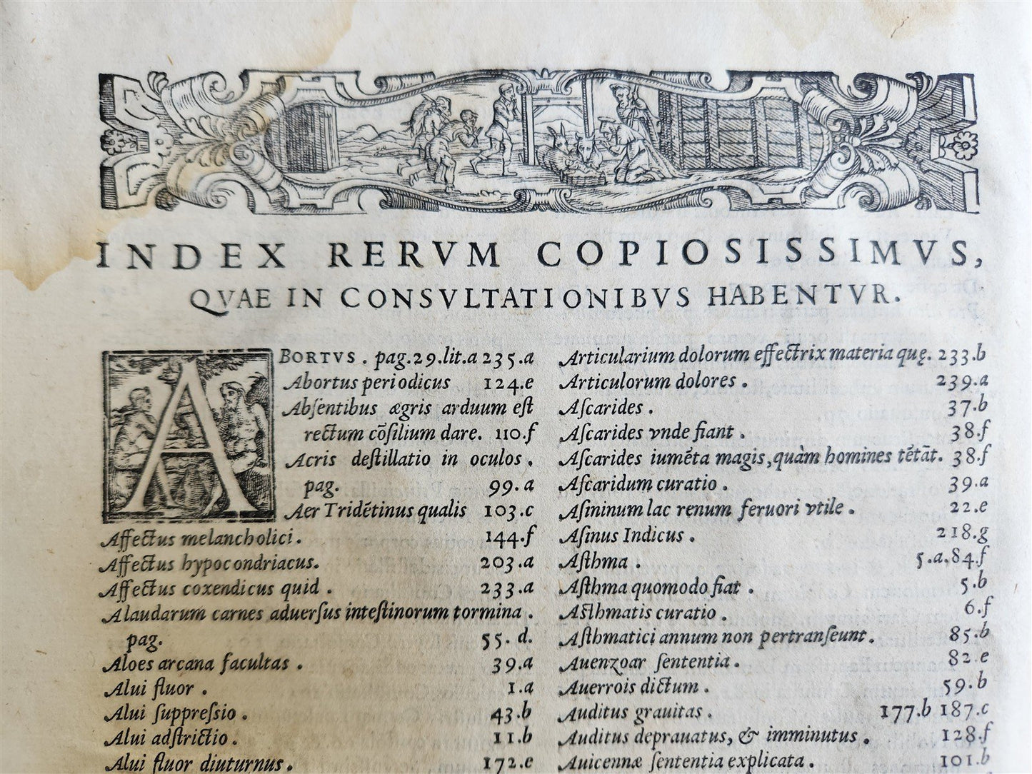 1587-1597 MEDICAL TREATISE by HIERONYMI MERCURIALIS antique 16th CENTURY FOLIO