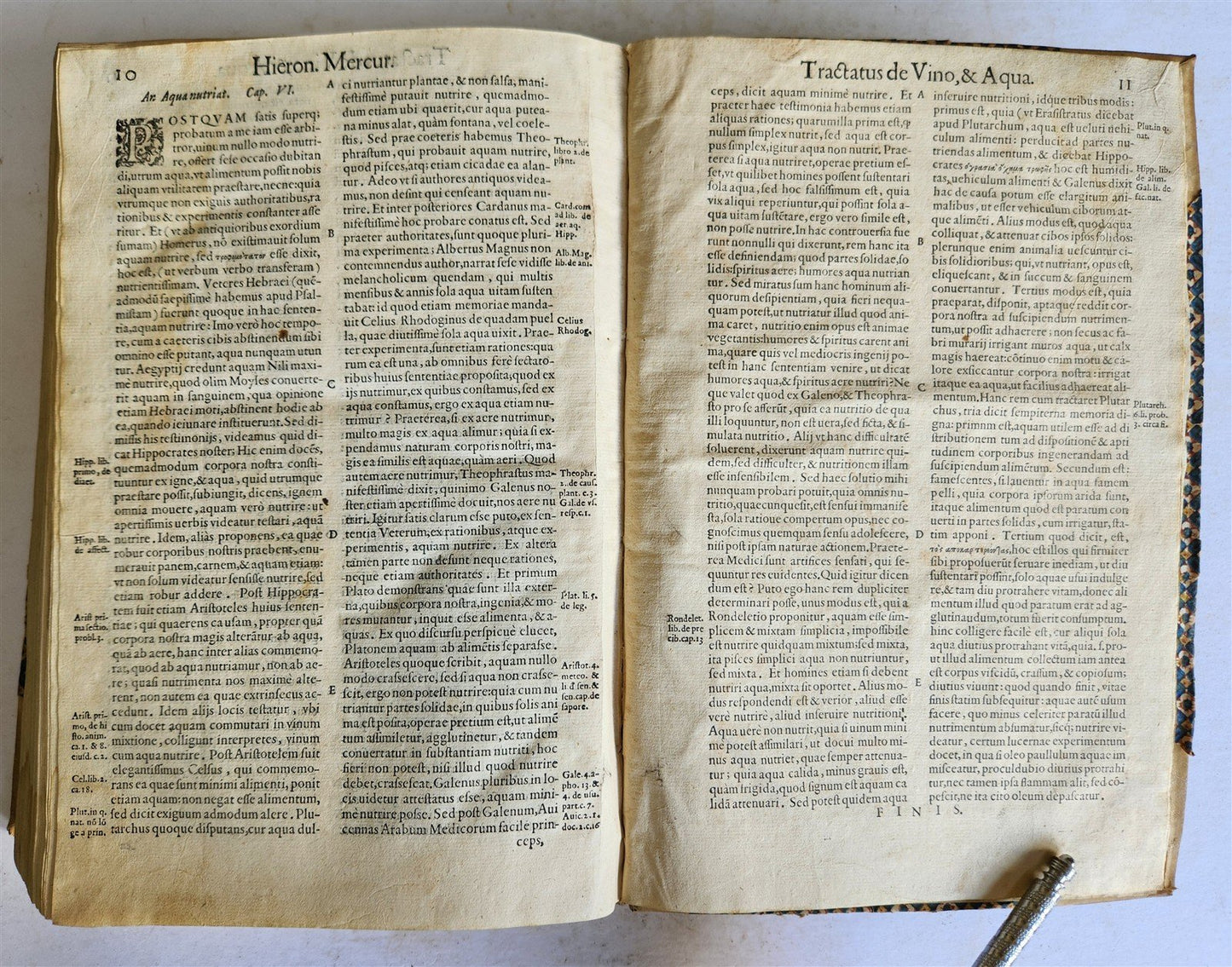 1587-1597 MEDICAL TREATISE by HIERONYMI MERCURIALIS antique 16th CENTURY FOLIO