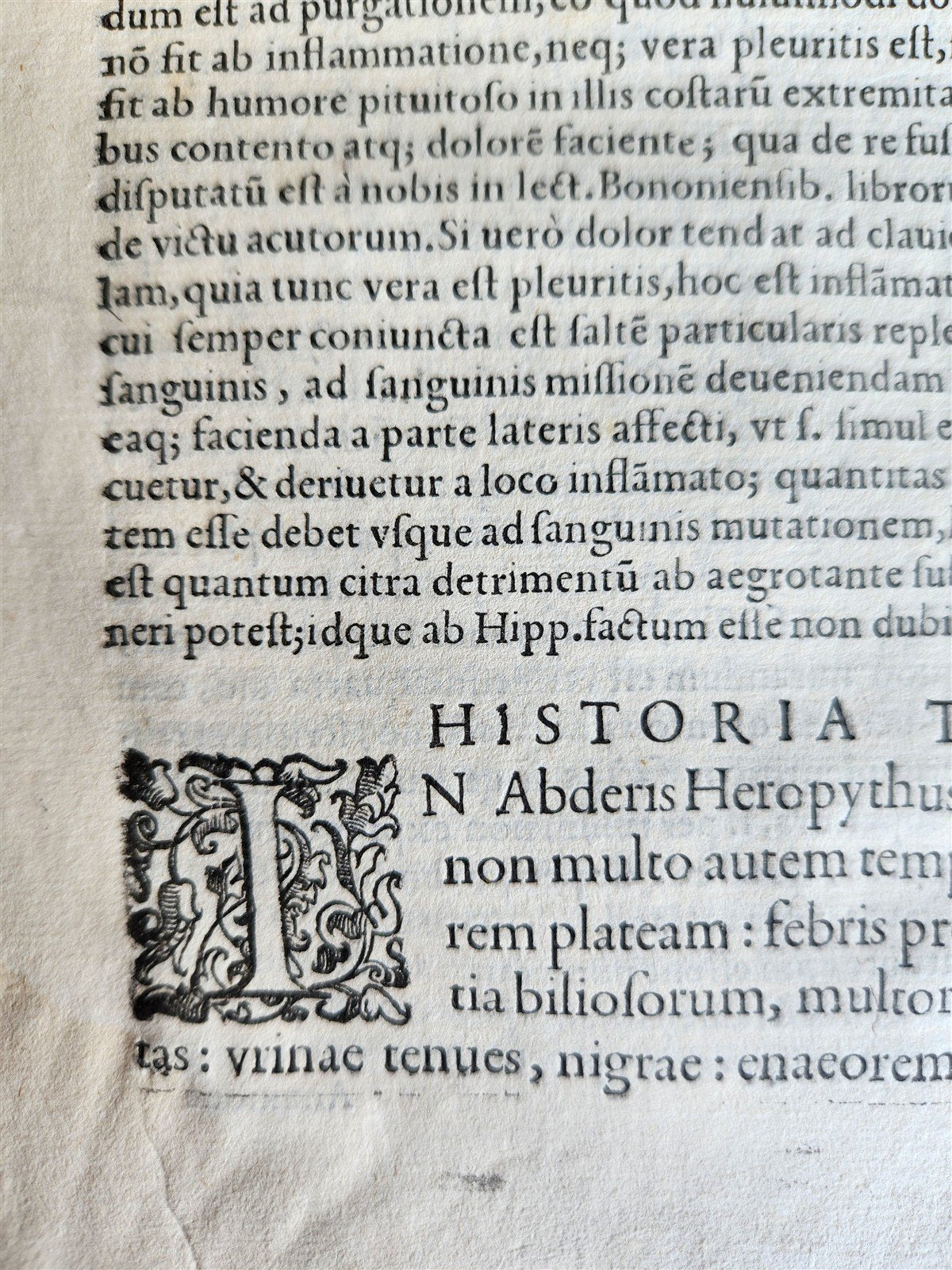 1587-1597 MEDICAL TREATISE by HIERONYMI MERCURIALIS antique 16th CENTURY FOLIO