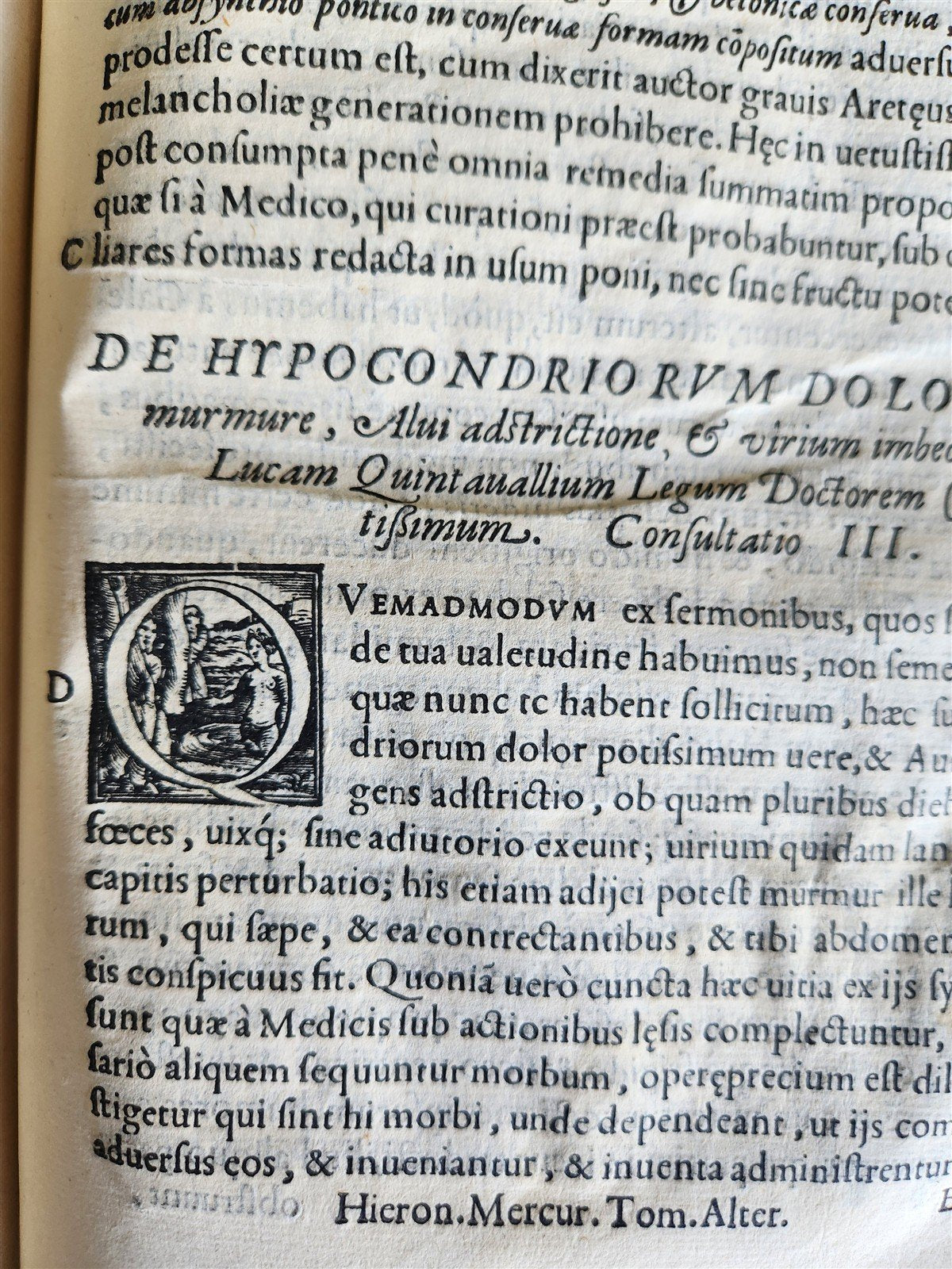 1587-1597 MEDICAL TREATISE by HIERONYMI MERCURIALIS antique 16th CENTURY FOLIO