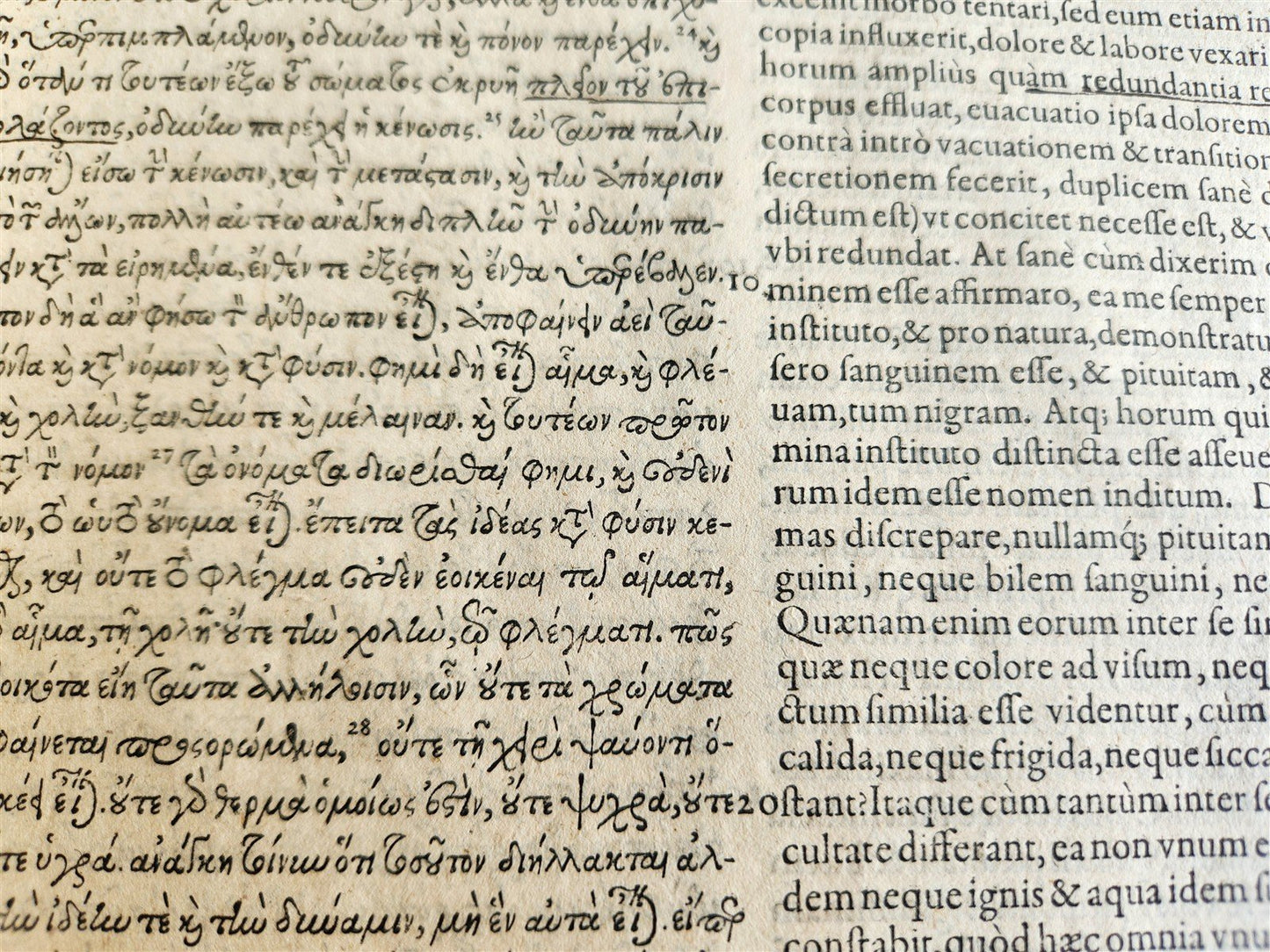 1595 HIPPOCRATES Opera Omnia antique 16th CENTURY FOLIO