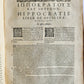 1595 HIPPOCRATES Opera Omnia antique 16th CENTURY FOLIO