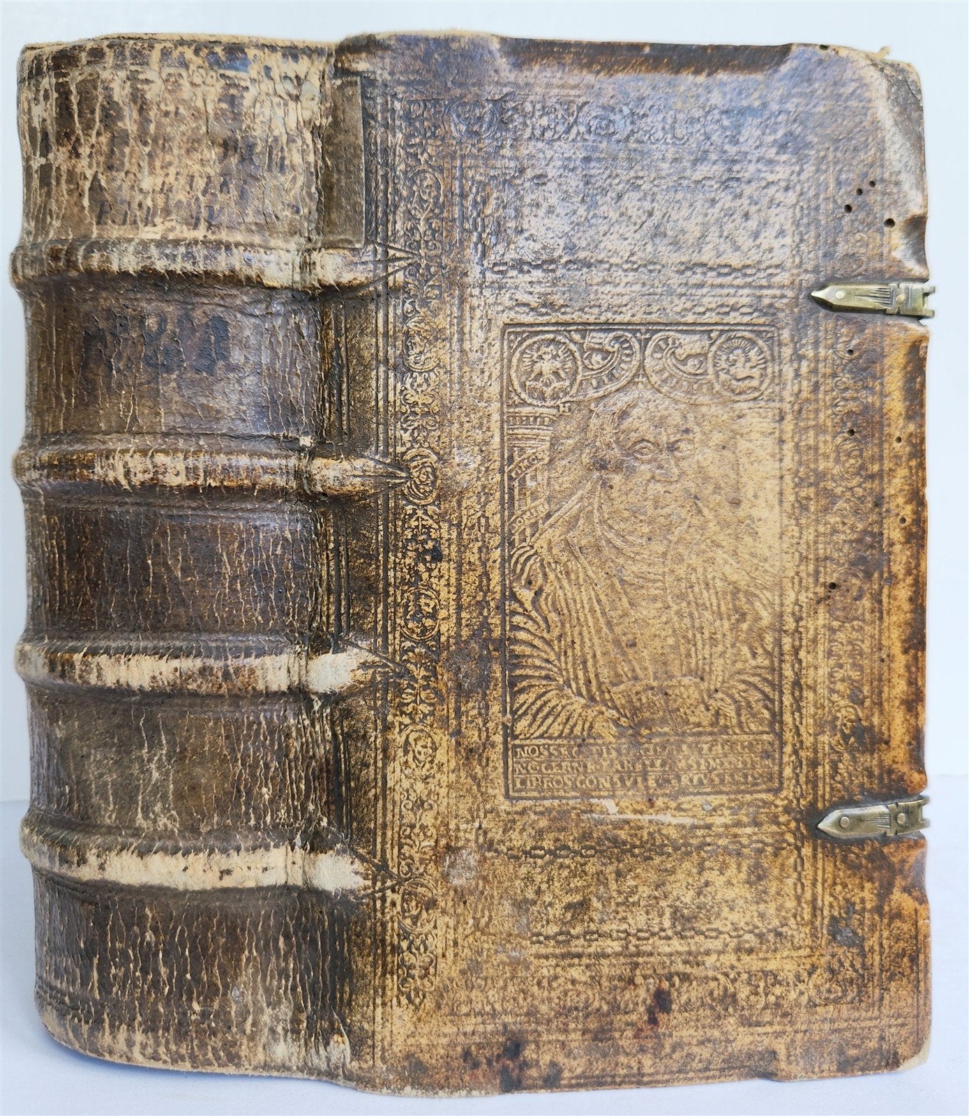 1590 CHEMNITZ Examinis decretorum concilii Tridentini antique 16th cent. PIGSKIN