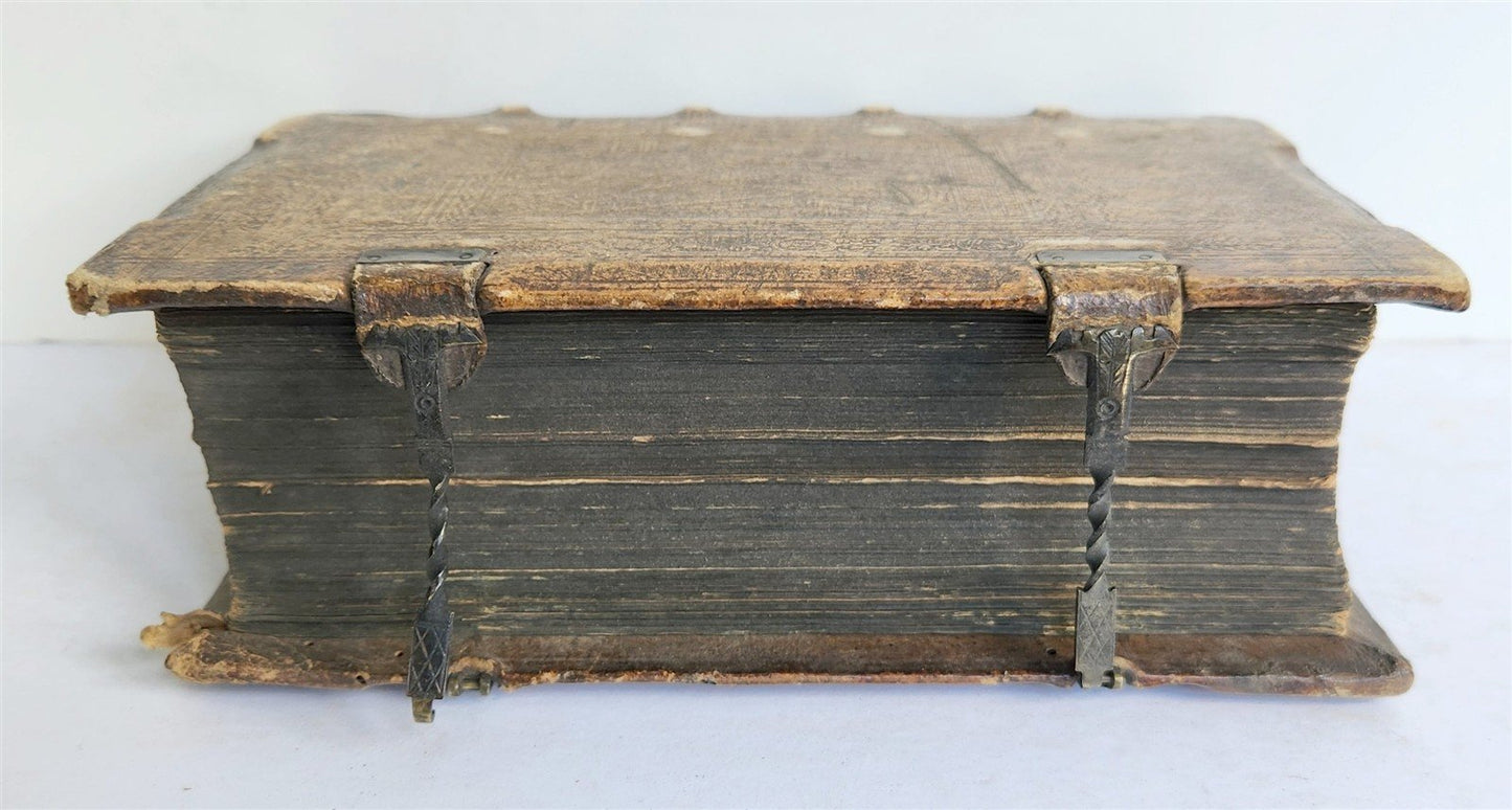 1590 CHEMNITZ Examinis decretorum concilii Tridentini antique 16th cent. PIGSKIN