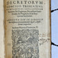 1590 CHEMNITZ Examinis decretorum concilii Tridentini antique 16th cent. PIGSKIN
