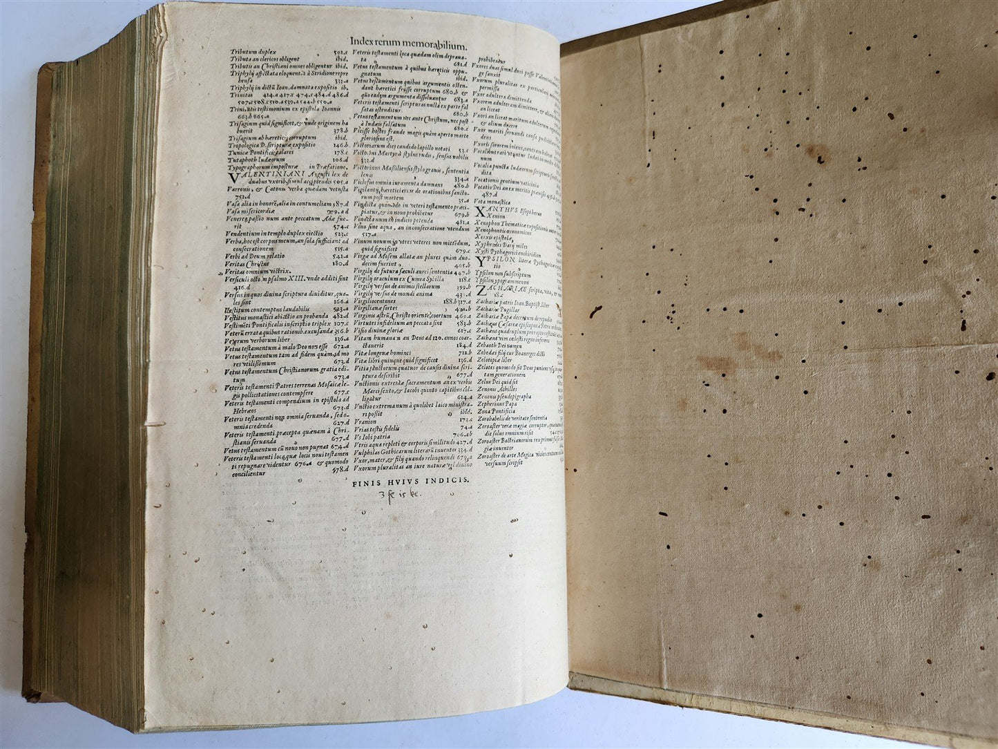 1576 SIXTUS of SIENA Bibliotheca Sancta antique 16th century PIGSKIN BOUND FOLIO