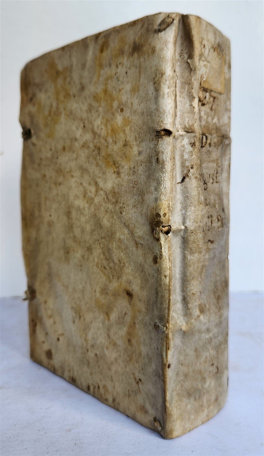 1560 AUGUSTINE of HIPPO De civitate Dei antique 16th century VELLUM BOUND