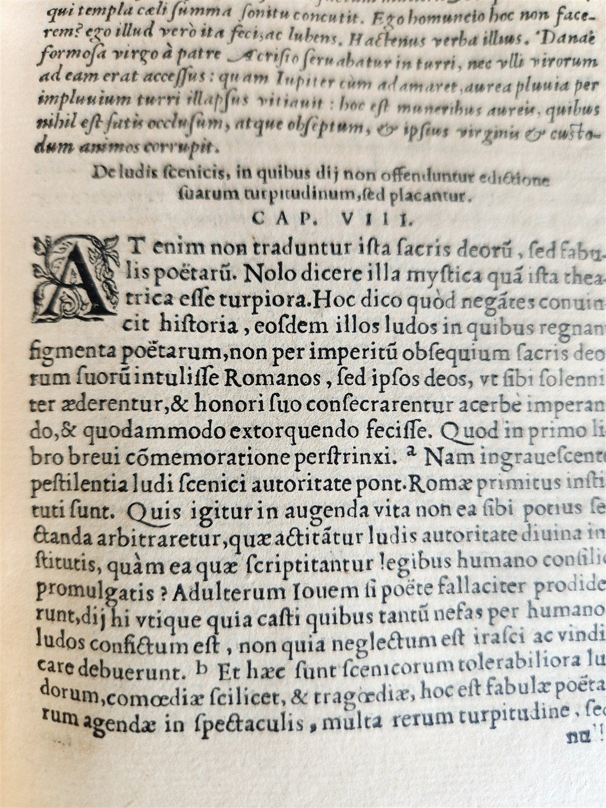 1560 AUGUSTINE of HIPPO De civitate Dei antique 16th century VELLUM BOUND
