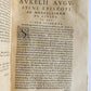 1560 AUGUSTINE of HIPPO De civitate Dei antique 16th century VELLUM BOUND