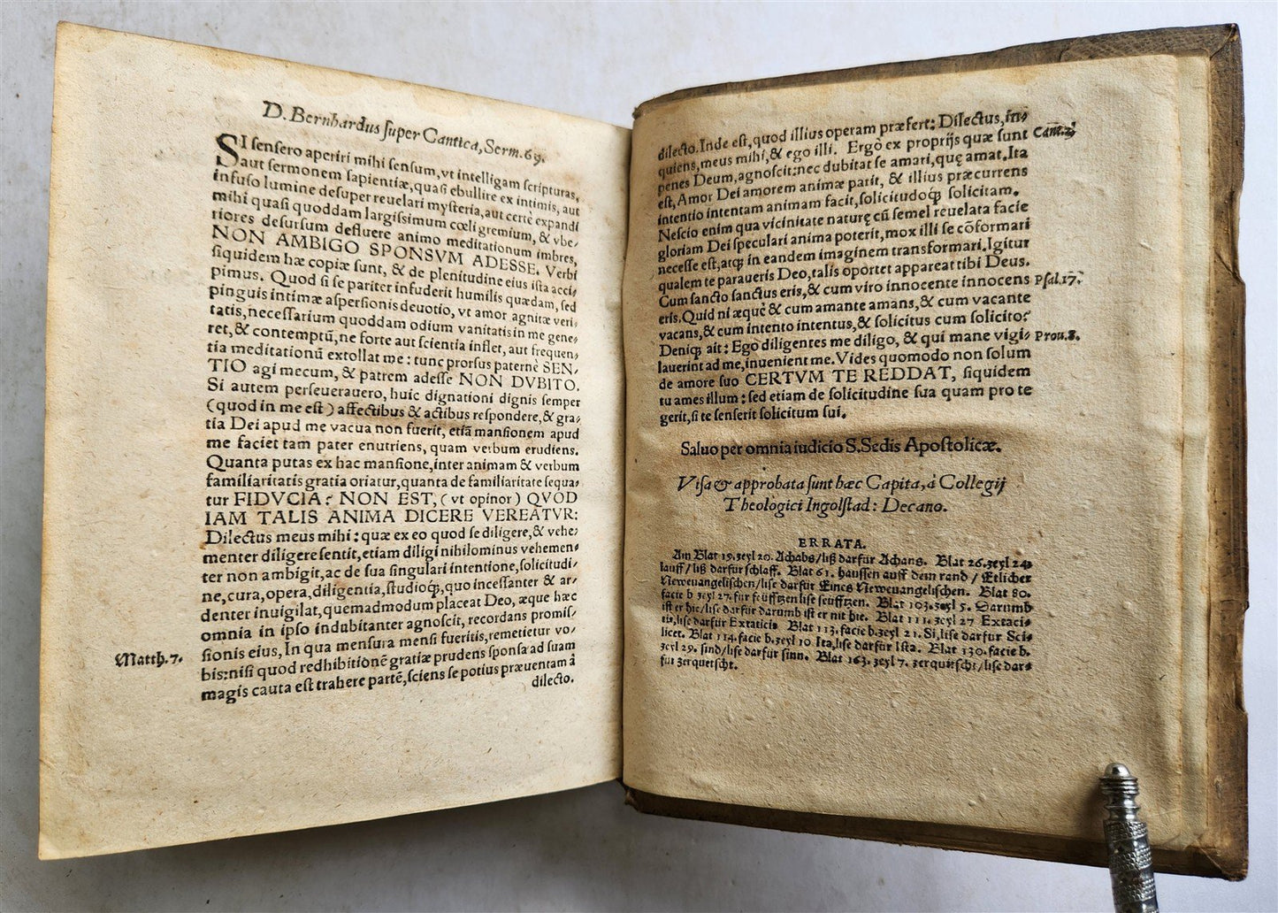 1568 THEOLOGY by Martin Eisengrein in GERMAN antique 16th century PIGSKIN BOUND
