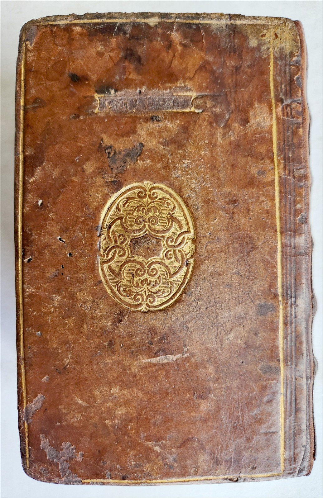1573 APOPHTHEGMATA by encyclopedist Conrad Lycosthenes antique 16th cent BINDING