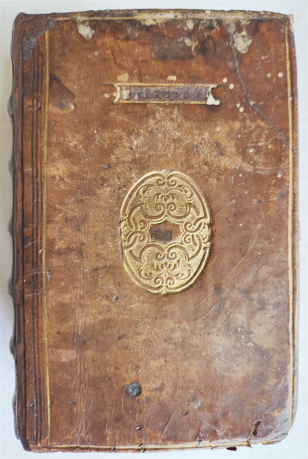 1573 APOPHTHEGMATA by encyclopedist Conrad Lycosthenes antique 16th cent BINDING