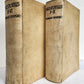 1593 ARISTOTELIS Tomus Physicus 2 VOLUMES antique 16th century VELLUM BOUND