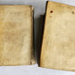 1593 ARISTOTELIS Tomus Physicus 2 VOLUMES antique 16th century VELLUM BOUND