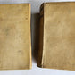 1593 ARISTOTELIS Tomus Physicus 2 VOLUMES antique 16th century VELLUM BOUND