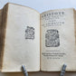1593 ARISTOTELIS Tomus Physicus 2 VOLUMES antique 16th century VELLUM BOUND