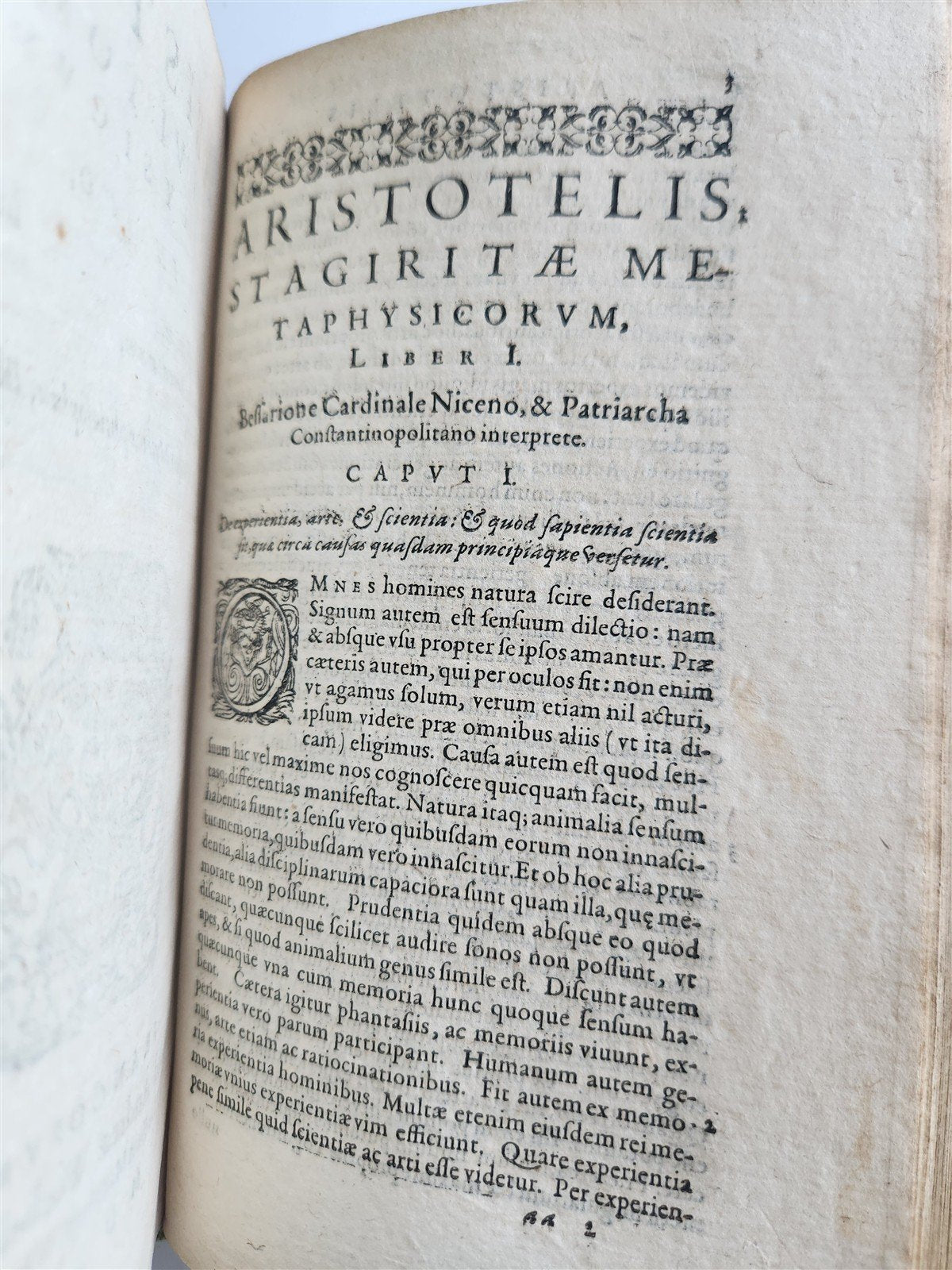 1593 ARISTOTELIS Tomus Physicus 2 VOLUMES antique 16th century VELLUM BOUND