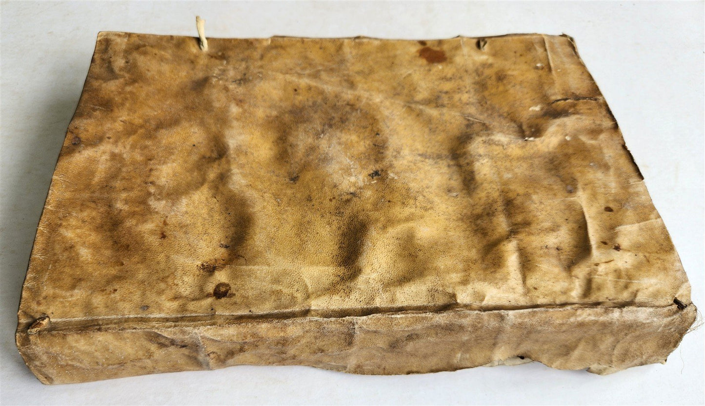 1590 CICERO Le lettere familiari latine antique 16th century VELLUM BOUND FOLIO