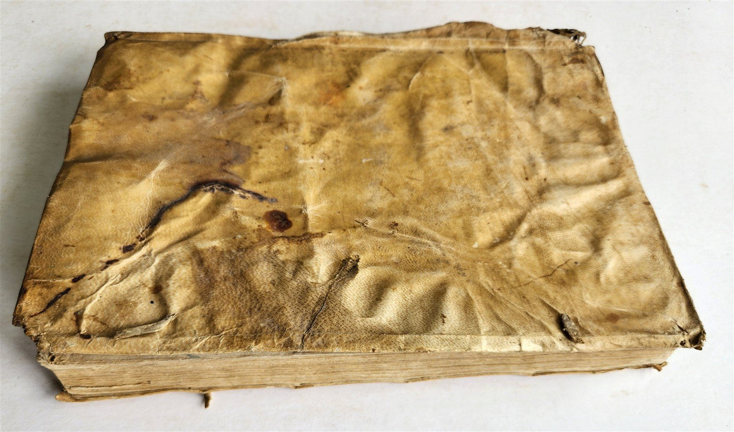 1590 CICERO Le lettere familiari latine antique 16th century VELLUM BOUND FOLIO