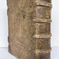 1592 GERMAN THEOLOGY by Hieronymus Mencel antique 16th century PIGSKIN BOUND