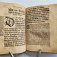 1592 GERMAN THEOLOGY by Hieronymus Mencel antique 16th century PIGSKIN BOUND