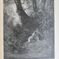 1880 MILTON'S PARADISE LOST illustrated by GUSTAVE DORE antique FOLIO