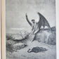 1880 MILTON'S PARADISE LOST illustrated by GUSTAVE DORE antique FOLIO