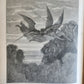 1880 MILTON'S PARADISE LOST illustrated by GUSTAVE DORE antique FOLIO
