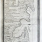 1763 IL GAZZETTIERE AMERICANO antique ILLUSTRATED w/ MAPS & ENGRAVINGS FOLIO