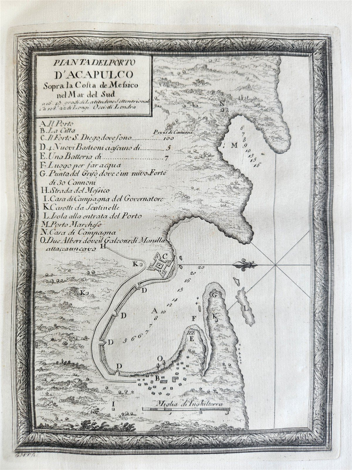 1763 IL GAZZETTIERE AMERICANO antique ILLUSTRATED w/ MAPS & ENGRAVINGS FOLIO