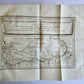 1763 IL GAZZETTIERE AMERICANO antique ILLUSTRATED w/ MAPS & ENGRAVINGS FOLIO