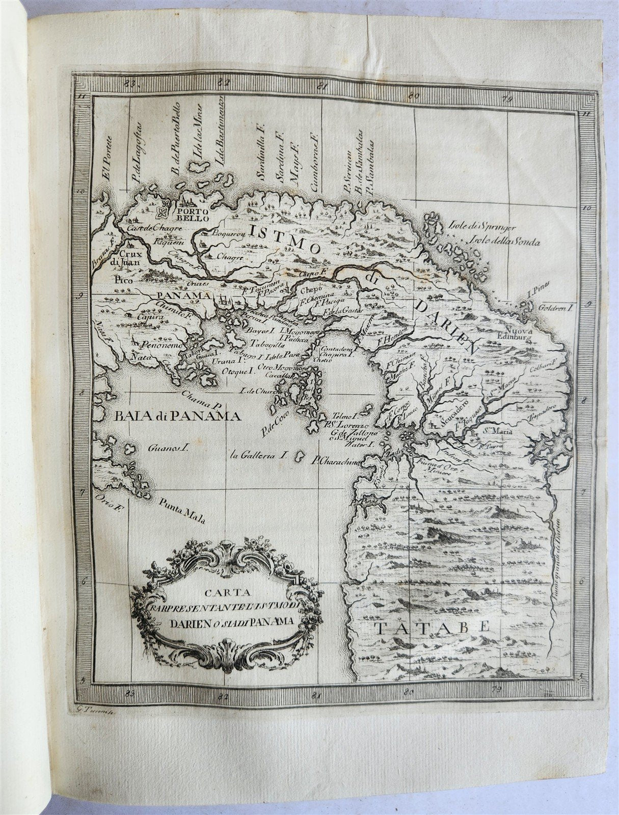 1763 IL GAZZETTIERE AMERICANO antique ILLUSTRATED w/ MAPS & ENGRAVINGS FOLIO