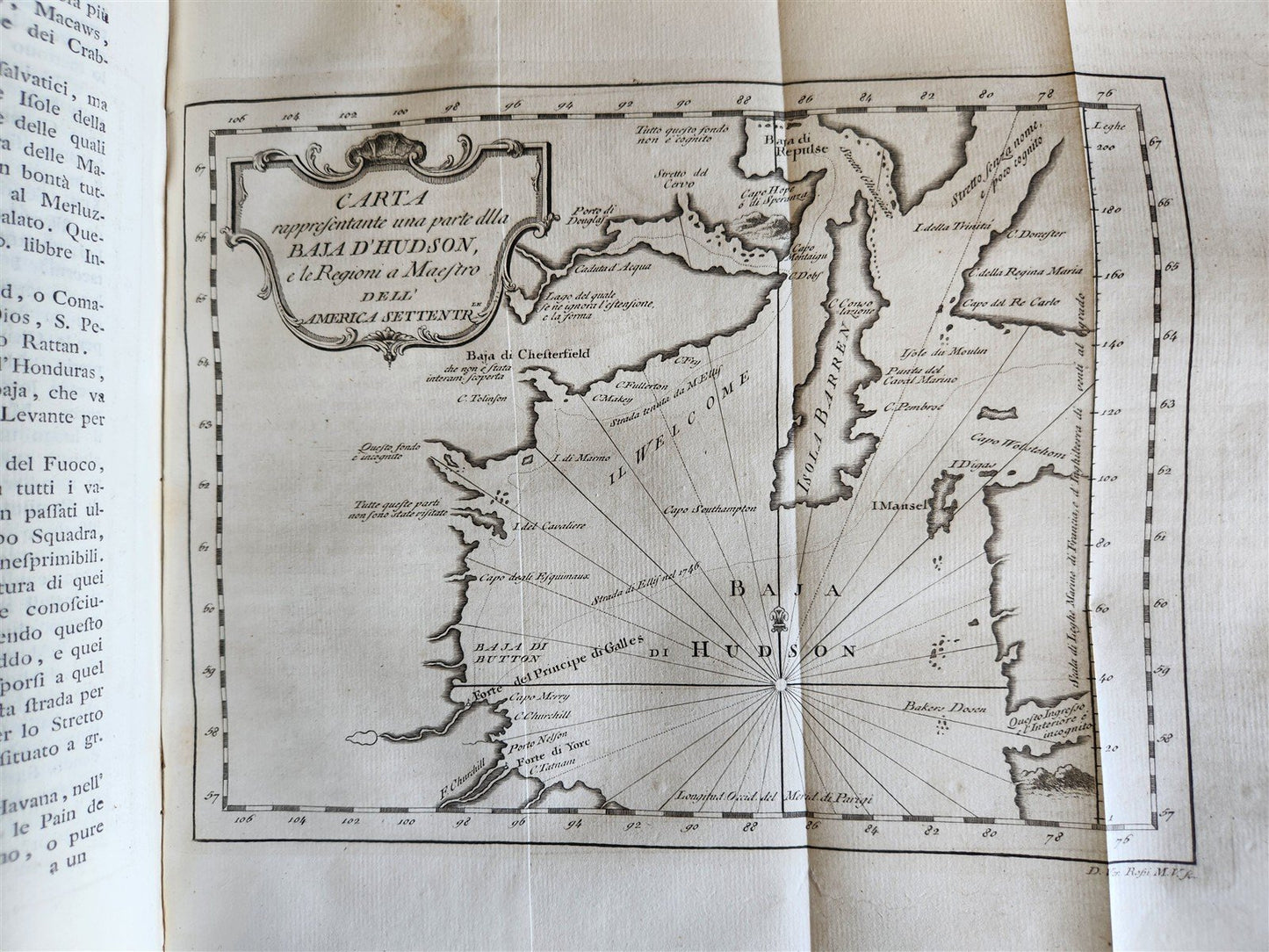 1763 IL GAZZETTIERE AMERICANO antique ILLUSTRATED w/ MAPS & ENGRAVINGS FOLIO