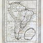 1763 IL GAZZETTIERE AMERICANO antique ILLUSTRATED w/ MAPS & ENGRAVINGS FOLIO