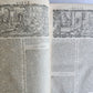 1611 BIBLE in LATIN antique ILLUSTRATED BIBLIA SACRA w/ 252 WOODCUTS