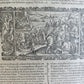 1611 BIBLE in LATIN antique ILLUSTRATED BIBLIA SACRA w/ 252 WOODCUTS