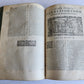 1611 BIBLE in LATIN antique ILLUSTRATED BIBLIA SACRA w/ 252 WOODCUTS