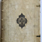 1603 SANCTI AMBROSII antique PIGSKIN BOUND FOLIO w/BISHOP'S COAT of ARMS Vol.3-4