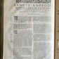1603 SANCTI AMBROSII antique PIGSKIN BOUND FOLIO w/BISHOP'S COAT of ARMS Vol.3-4