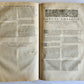 1603 SANCTI AMBROSII antique PIGSKIN BOUND FOLIO w/BISHOP'S COAT of ARMS Vol.3-4