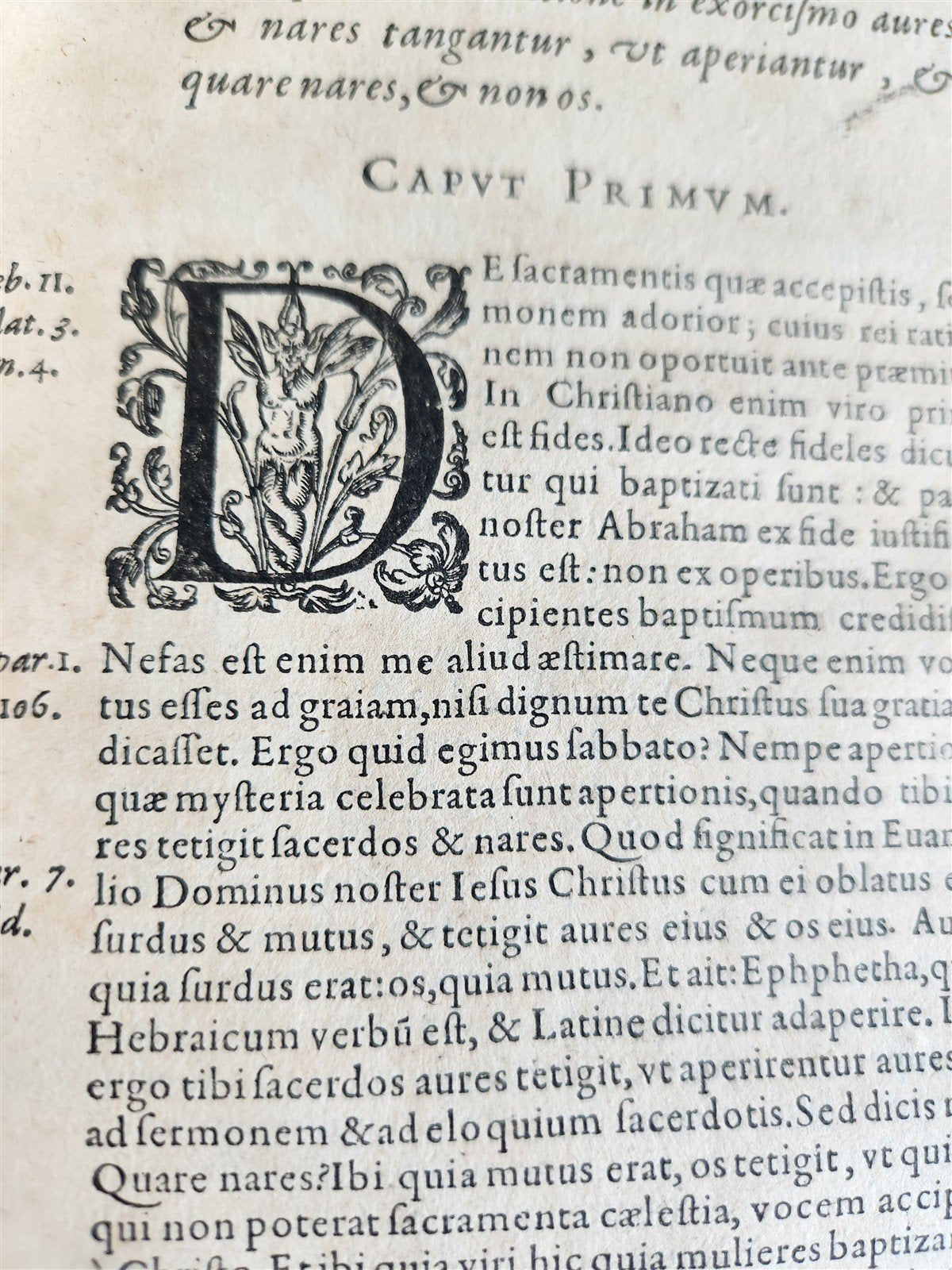 1603 SANCTI AMBROSII antique PIGSKIN BOUND FOLIO w/BISHOP'S COAT of ARMS Vol.3-4