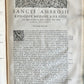 1603 SANCTI AMBROSII antique PIGSKIN BOUND FOLIO w/BISHOP'S COAT of ARMS Vol.3-4