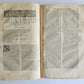 1603 SANCTI AMBROSII antique PIGSKIN BOUND FOLIO w/BISHOP'S COAT of ARMS Vol.3-4
