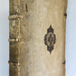 1603 SANCTI AMBROSII antique PIGSKIN BOUND FOLIO w/BISHOP'S COAT of ARMS Vol.1-2