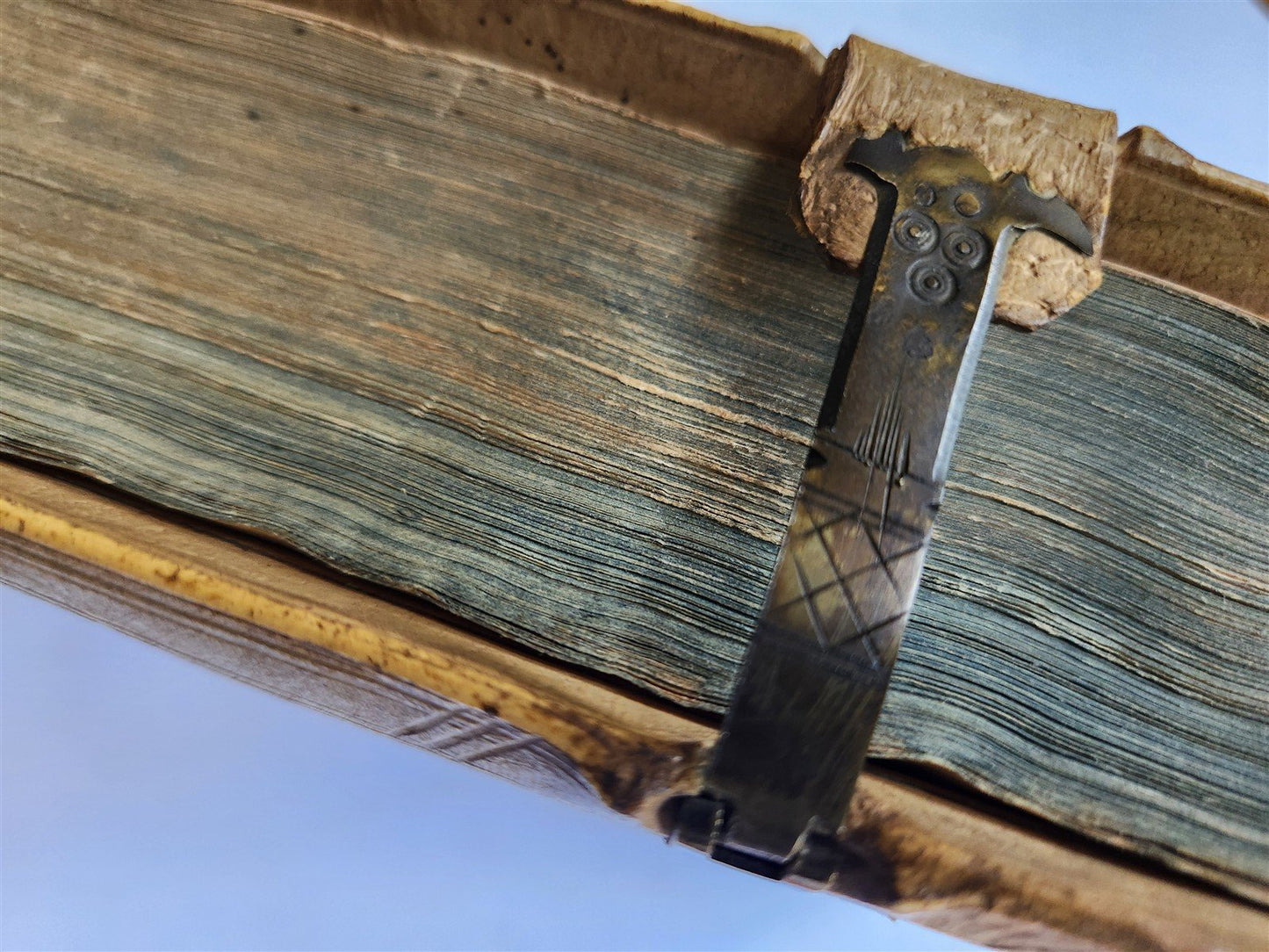 1603 SANCTI AMBROSII antique PIGSKIN BOUND FOLIO w/BISHOP'S COAT of ARMS Vol.1-2