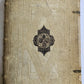 1603 SANCTI AMBROSII antique PIGSKIN BOUND FOLIO w/ BISHOP'S COAT of ARMS Vol. V